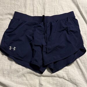Under Armour Women's Dark Blue Athletic Shorts